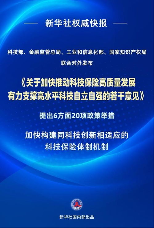 新華鮮報丨20項舉措繪就科技保險高質量發展路線圖，網絡技術服務再升級